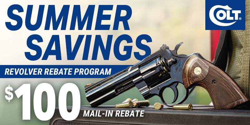 Colt Hit Your Target Rebate - 800 x 400